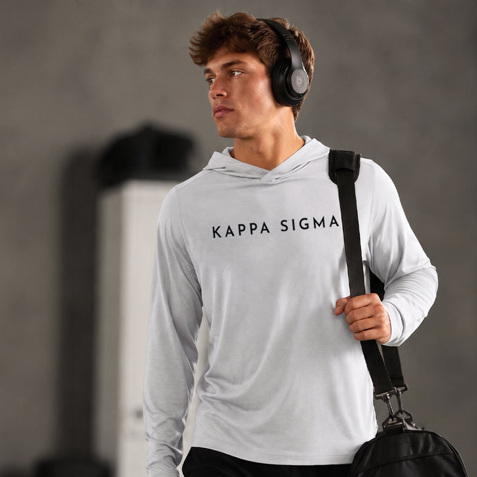 Kappa Sigma Fraternity Cutter & Buck Lightweight Performance Hoodie.