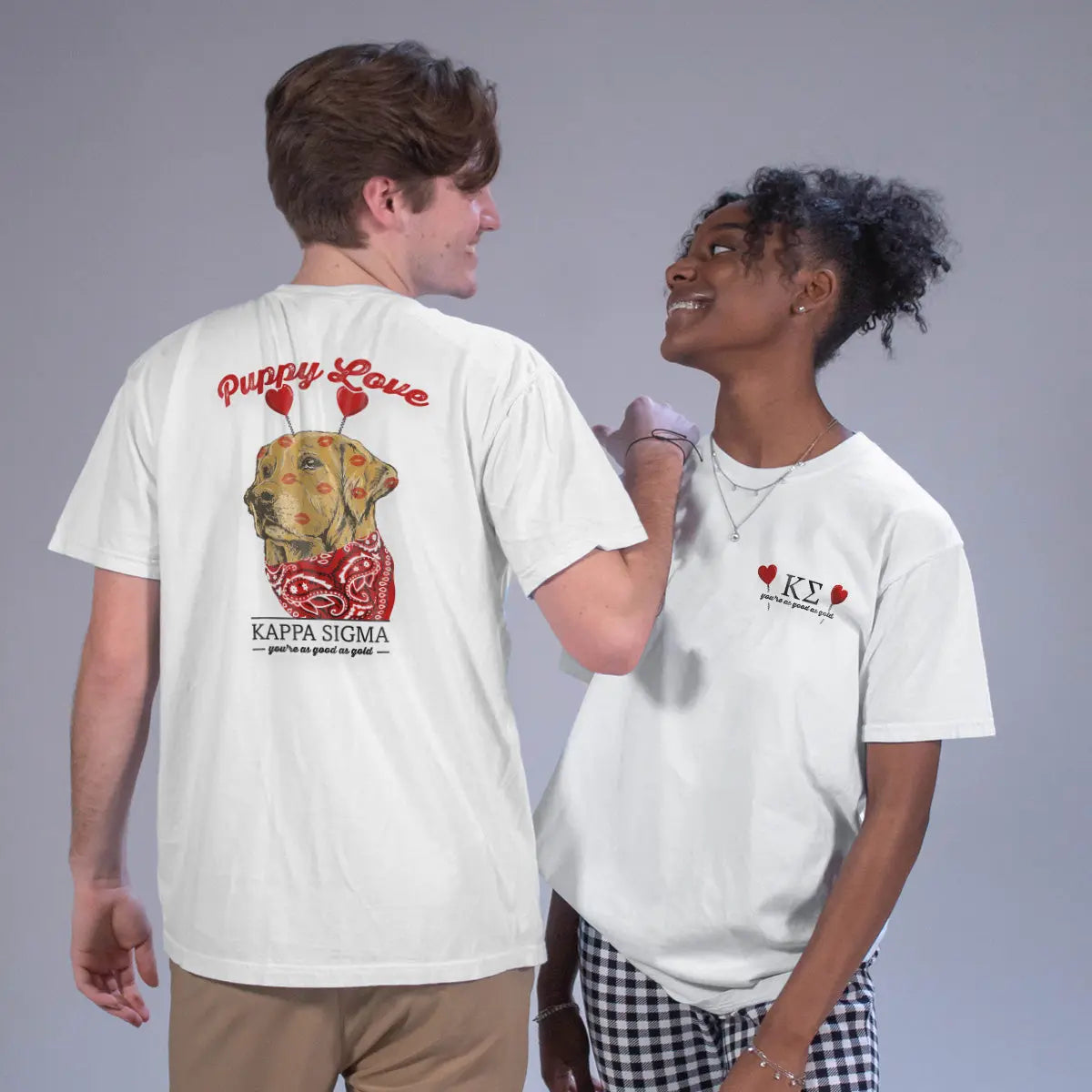 Kappa Sig Comfort Colors Puppy Love Short Sleeve Tee - Kappa Sigma Official Store