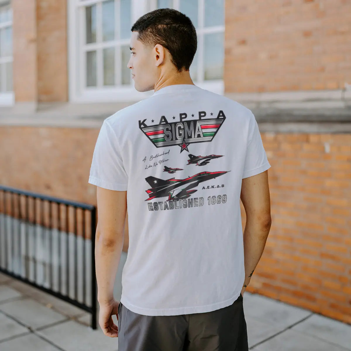 New! Kappa Sigma Fighter Pilot Short Sleeve Tee Kappa Sigma