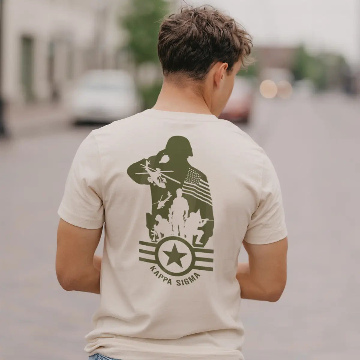New! Exclusive Kappa Sig Comfort Colors Military Heroes Short Sleeve Tee - Kappa Sigma Official Store