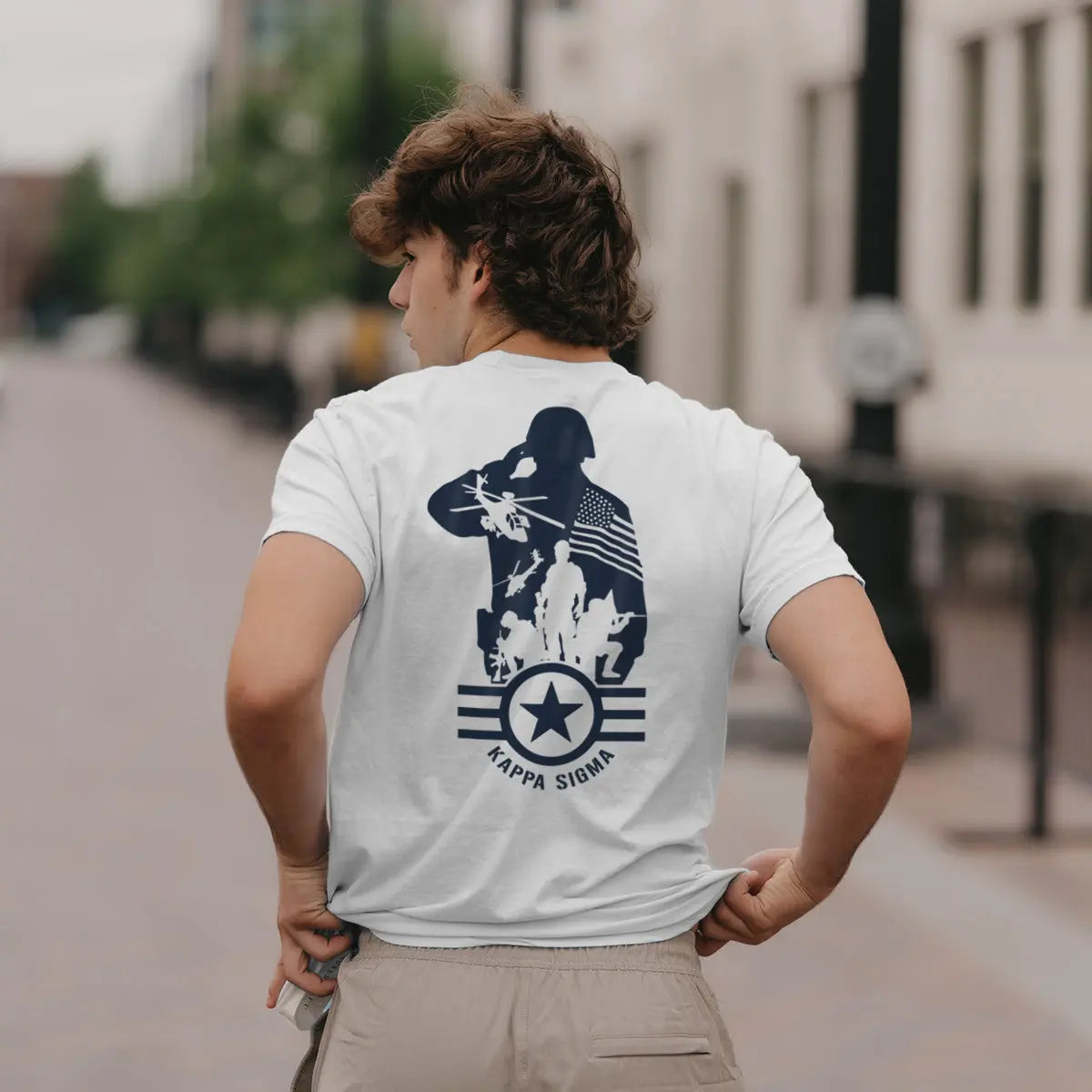 New! Exclusive Kappa Sig Comfort Colors Military Heroes Short Sleeve Tee - Kappa Sigma Official Store