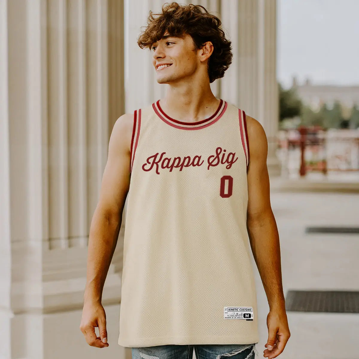Kappa Sig Retro Basketball Jersey.