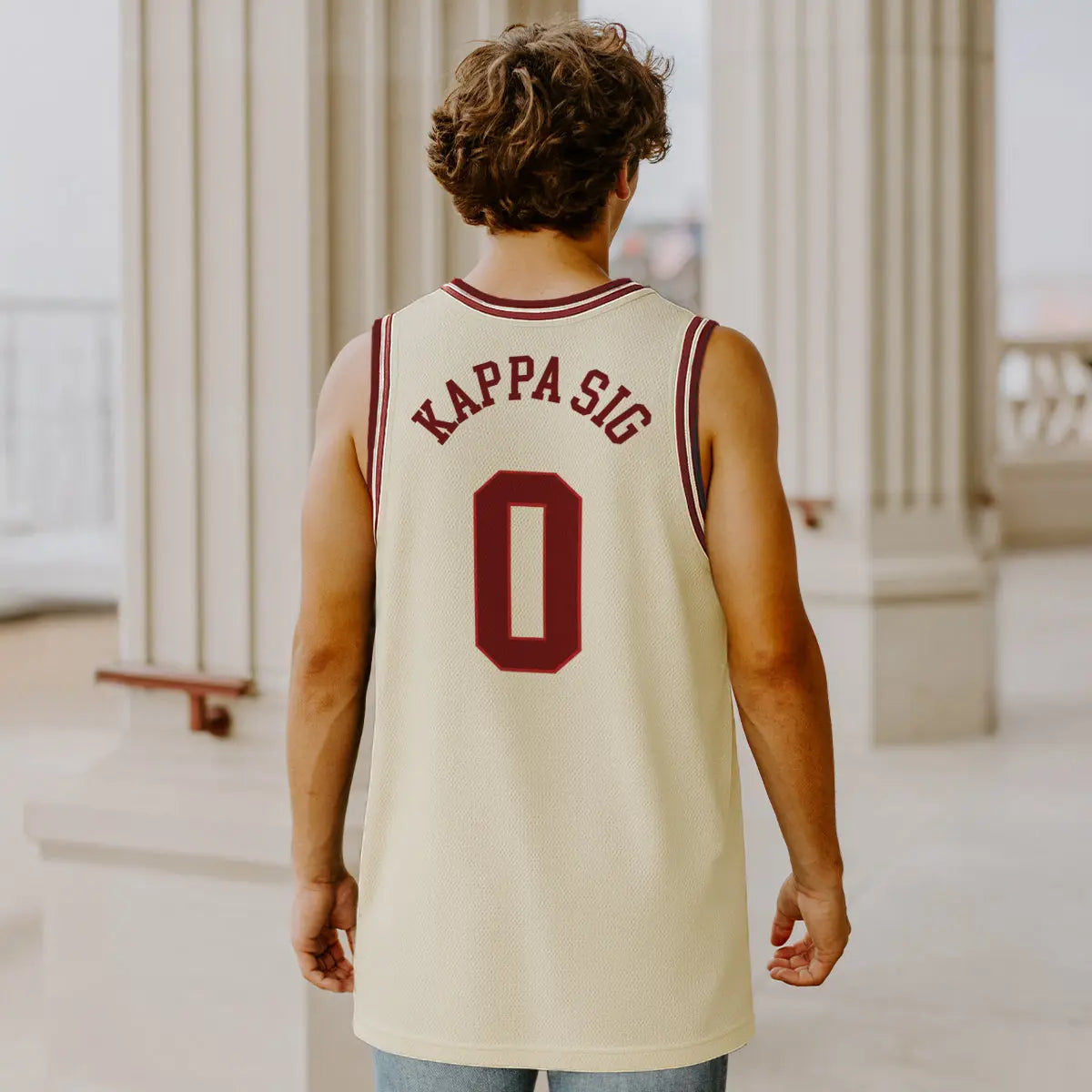 Kappa Sig Retro Basketball Jersey.