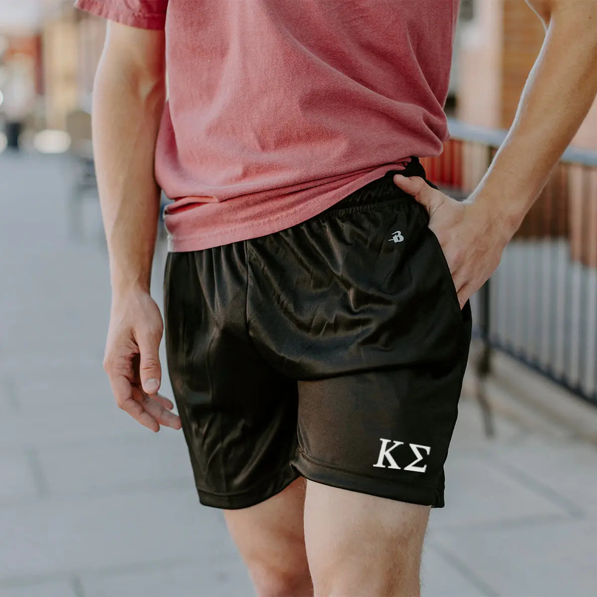 Kappa Sig 5" Black Shorts Kappa Sigma