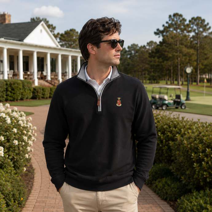 Kappa Sig Black Johnnie-O Sully Quarter Zip