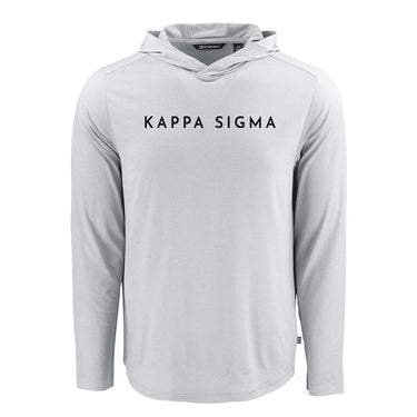 Kappa Sig Frat Cutter & Buck Lightweight Performance Hoodie.