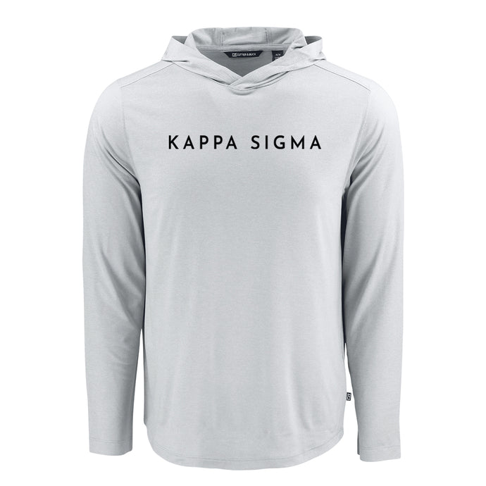 Kappa Sig Frat Cutter & Buck Lightweight Performance Hoodie.