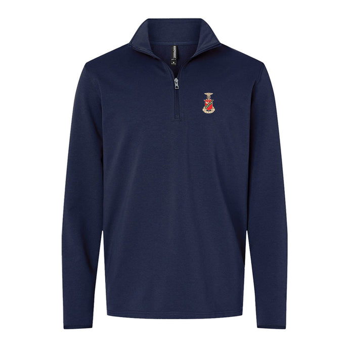 Kappa Sig Embroidered Crest Quarter Zip Kappa Sigma