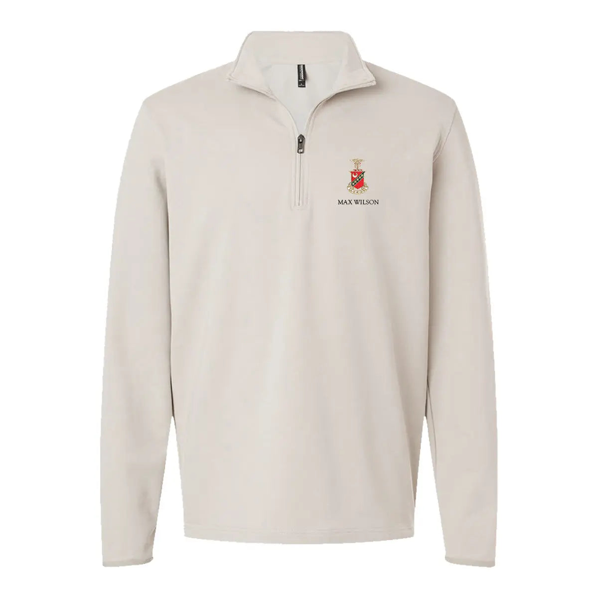 New! Kappa Sig Embroidered Crest Quarter Zip Kappa Sigma