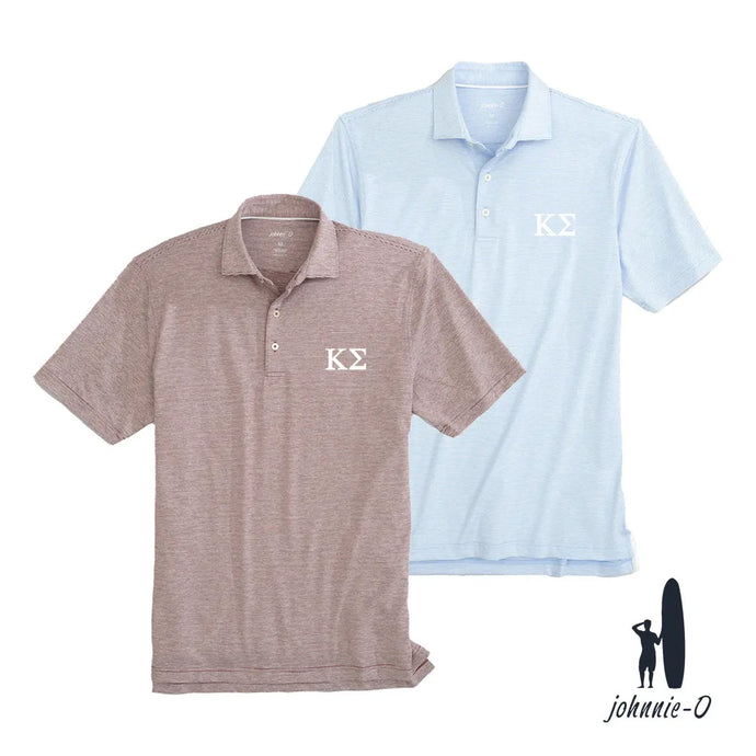 New! Kappa Sig Johnnie-O Striped Polo Kappa Sigma