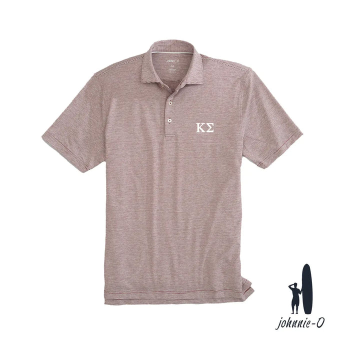New! Kappa Sig Johnnie-O Striped Polo Kappa Sigma