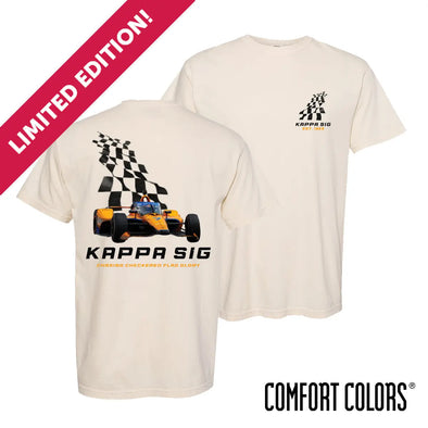 New! Kappa Sig Limited Edition Comfort Colors Checkered Champion Short Sleeve Tee