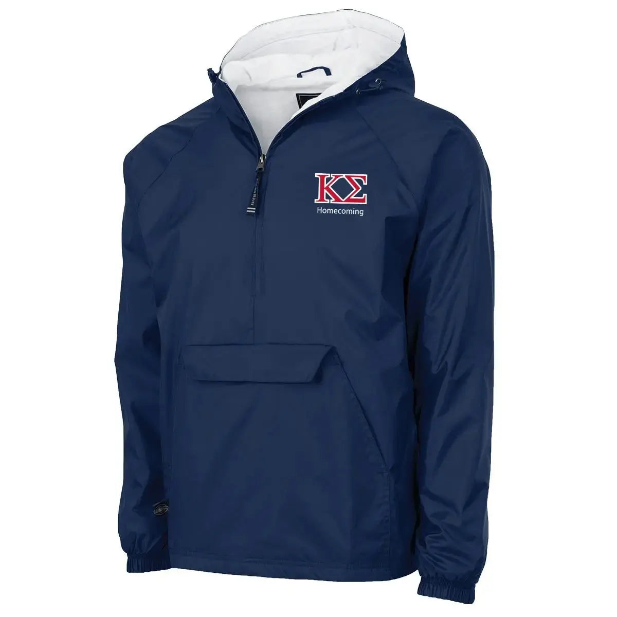 New! Kappa Sig Classic 1/4 Zip Rain Jacket Kappa Sigma
