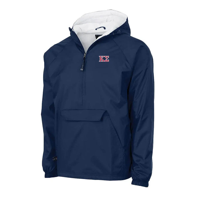 New! Kappa Sig Classic 1/4 Zip Rain Jacket Kappa Sigma