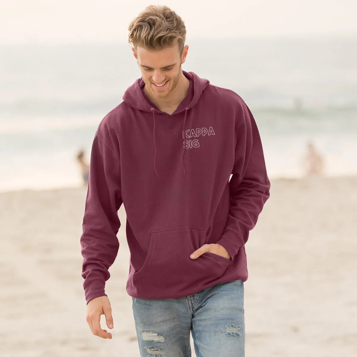 Kappa Sig Retro Block Graphic Hoodie - Kappa Sigma Official Store
