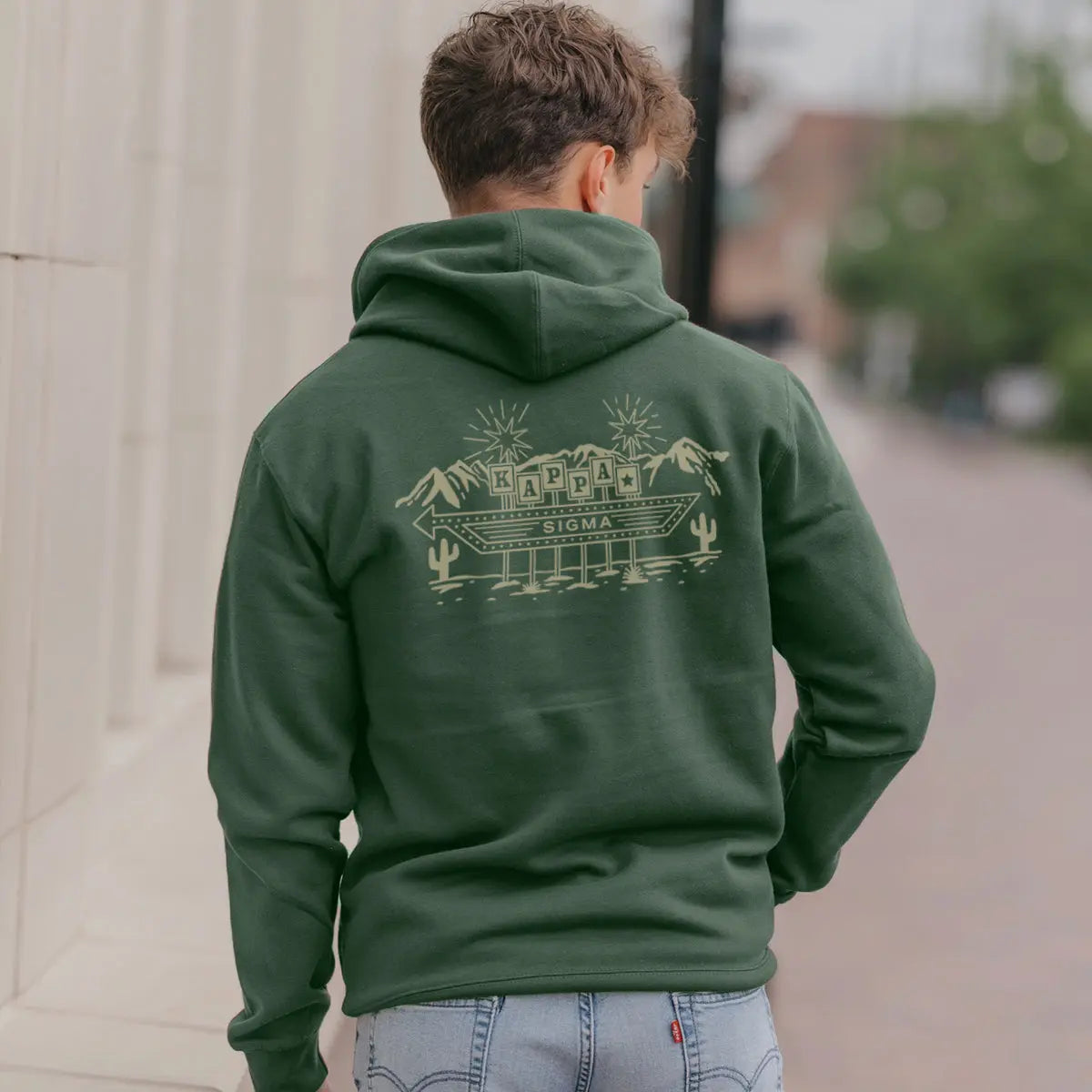 Kappa Sig Western Vintage Motel Hoodie - Kappa Sigma Official Store