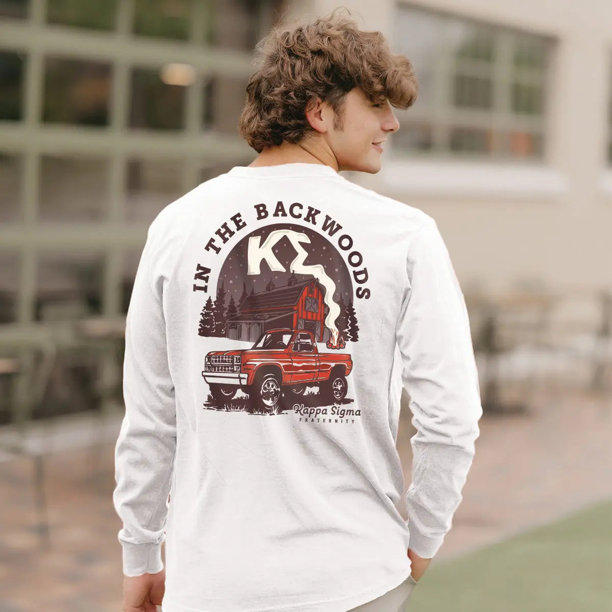 New! Kappa Sig Comfort Colors Country Roads Long Sleeve Tee - Kappa Sigma Official Store