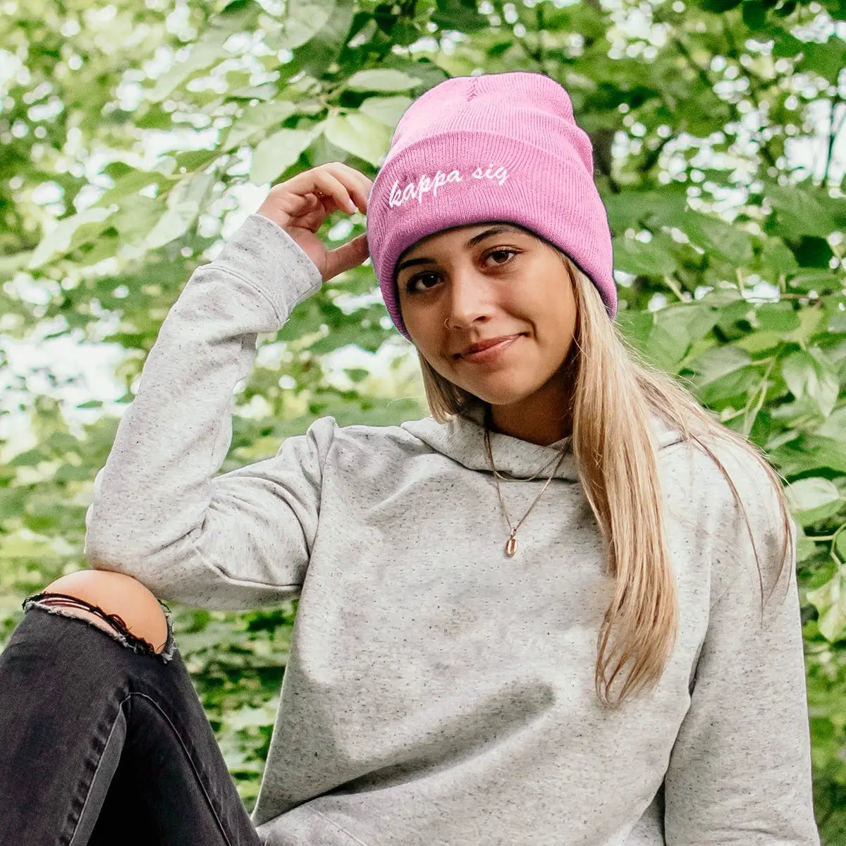 Kappa Sig Pink Sweetheart Beanie - Kappa Sigma Official Store