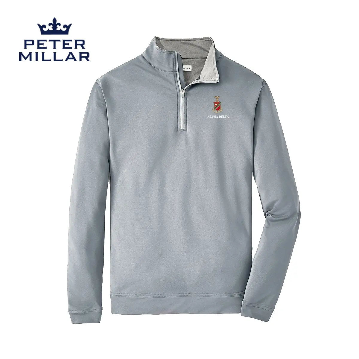 Kappa Sig Peter Millar Perth Stretch Quarter Zip with Crest - Kappa Sigma Official Store