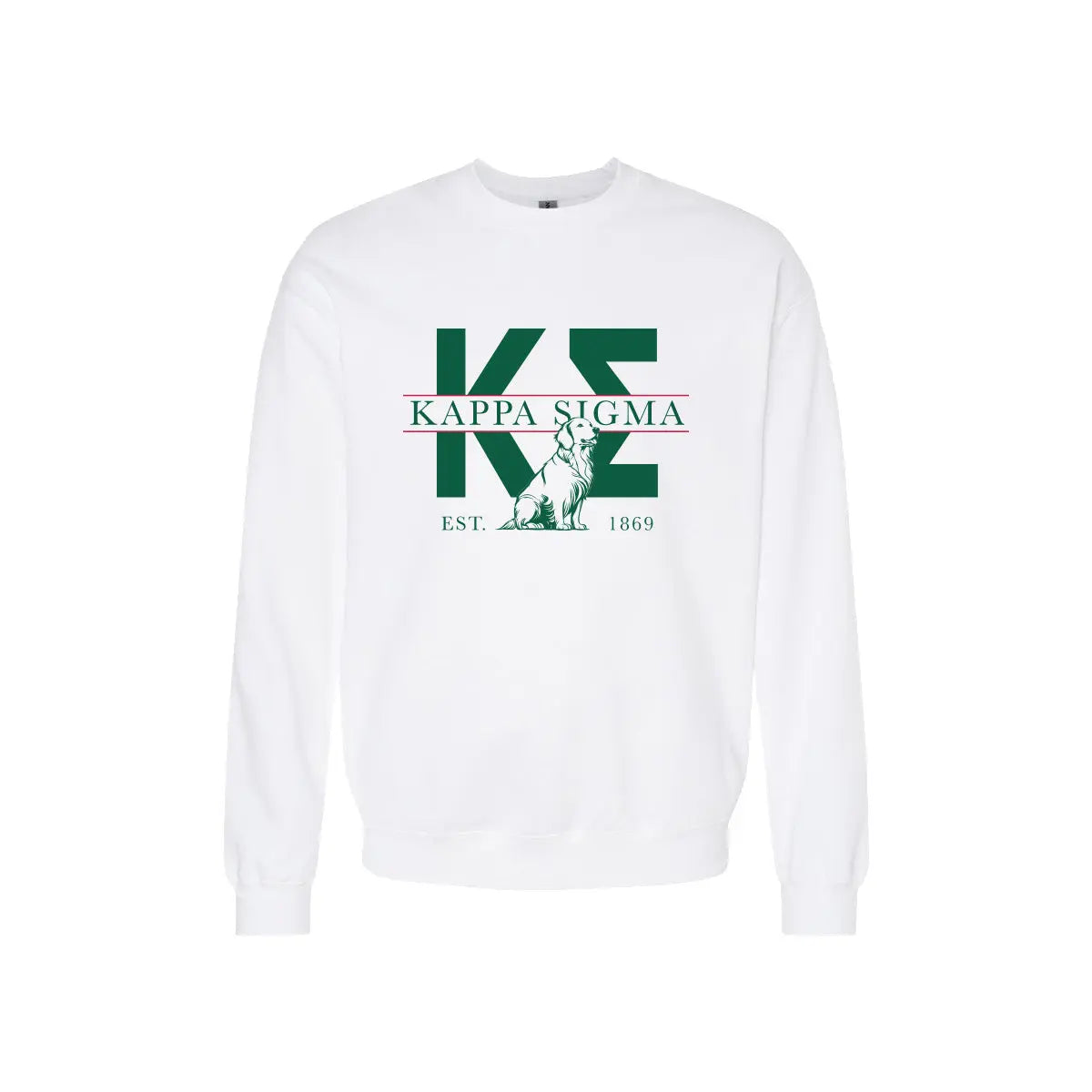 Kappa Sig Golden Letters Crewneck - Kappa Sigma Official Store