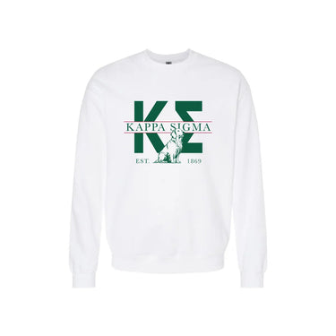 Kappa Sig Golden Letters Crewneck - Kappa Sigma Official Store