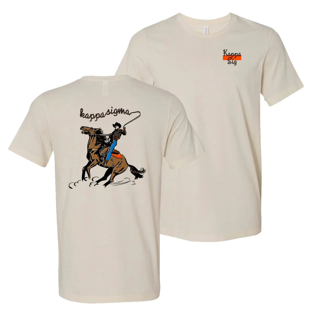 Kappa Sig Neutral Western Tee - Kappa Sigma Official Store