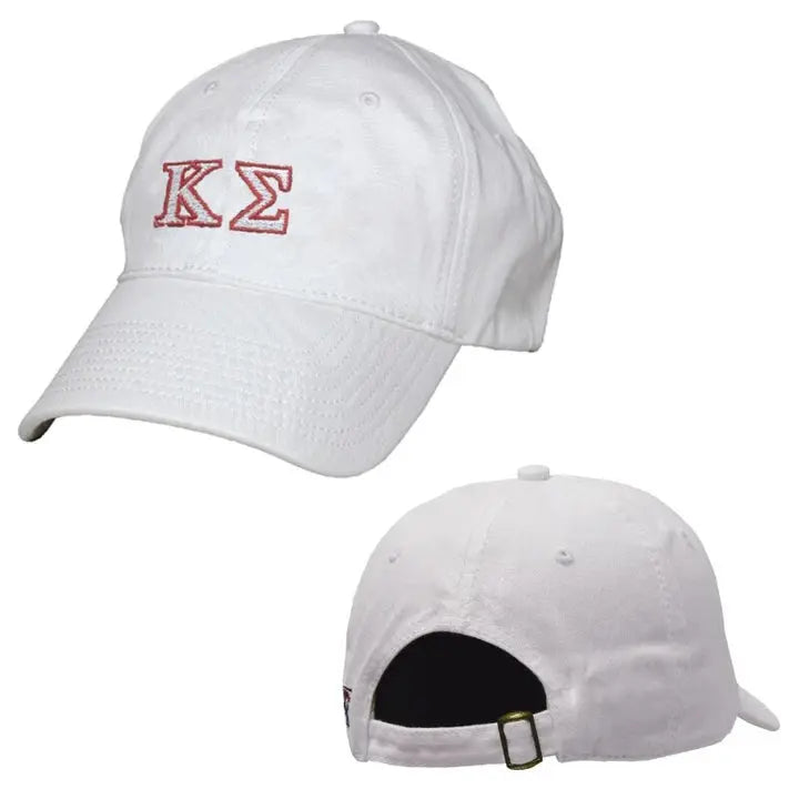 Kappa Sig White Greek Letter Adjustable Hat - Kappa Sigma Official Store
