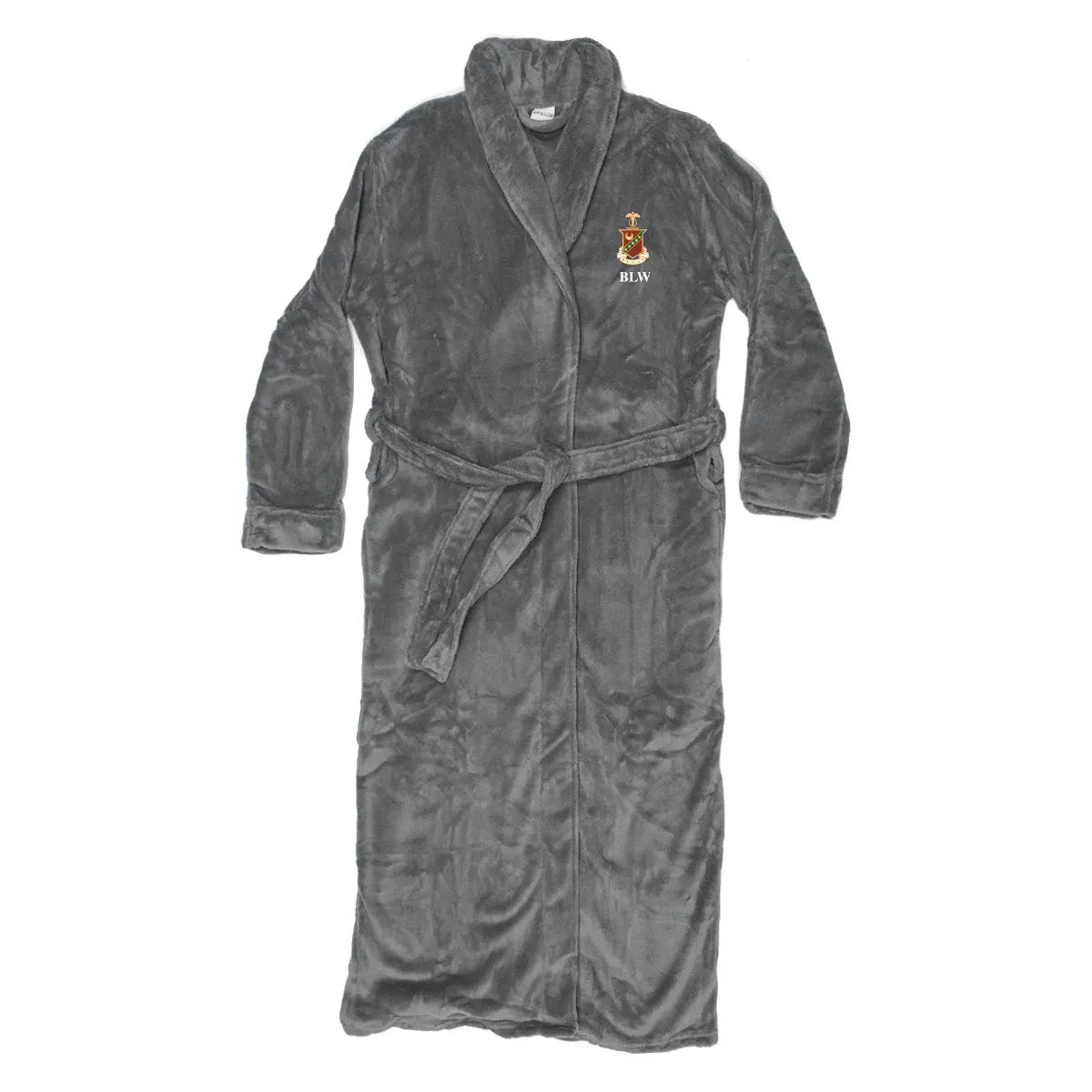 Kappa Sig Personalized Charcoal Ultra Soft Robe - Kappa Sigma Official Store