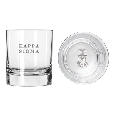 New! Kappa Sig Fraternity Legacy Rocks Glass