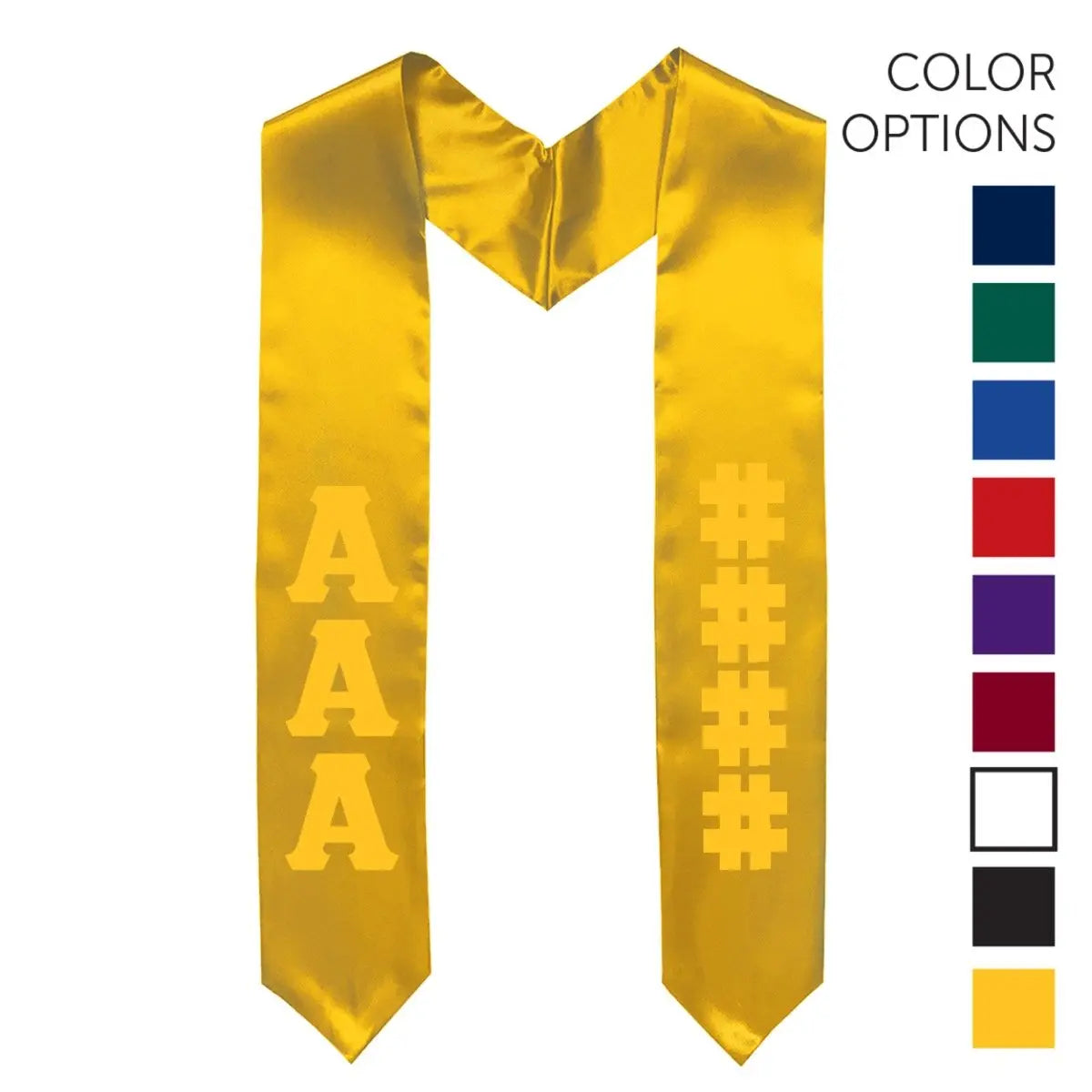 Kappa Sig Pick Your Own Colors Graduation Stole - Kappa Sigma Official Store