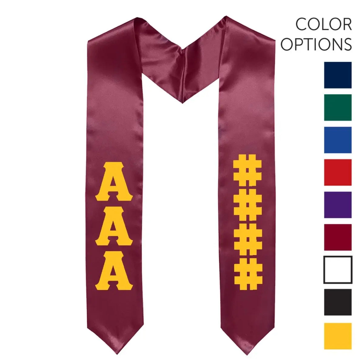 Kappa Sig Pick Your Own Colors Graduation Stole - Kappa Sigma Official Store