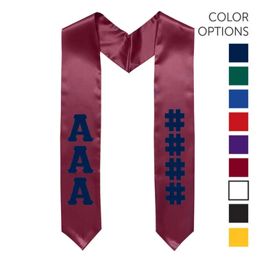 Kappa Sig Pick Your Own Colors Graduation Stole - Kappa Sigma Official Store