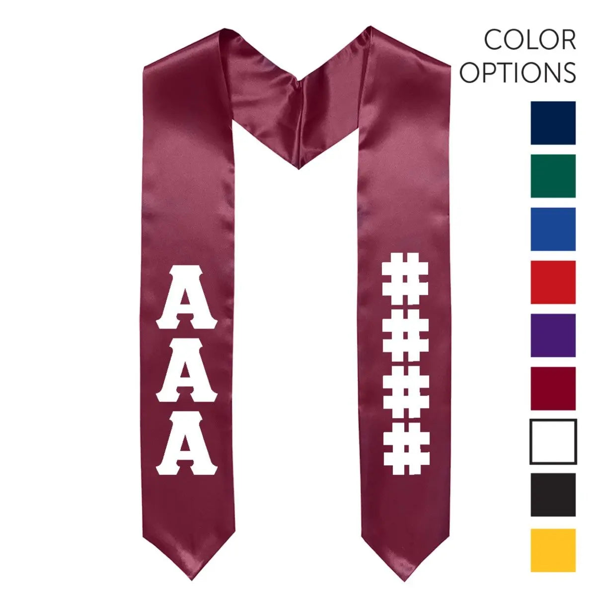 Kappa Sig Pick Your Own Colors Graduation Stole - Kappa Sigma Official Store