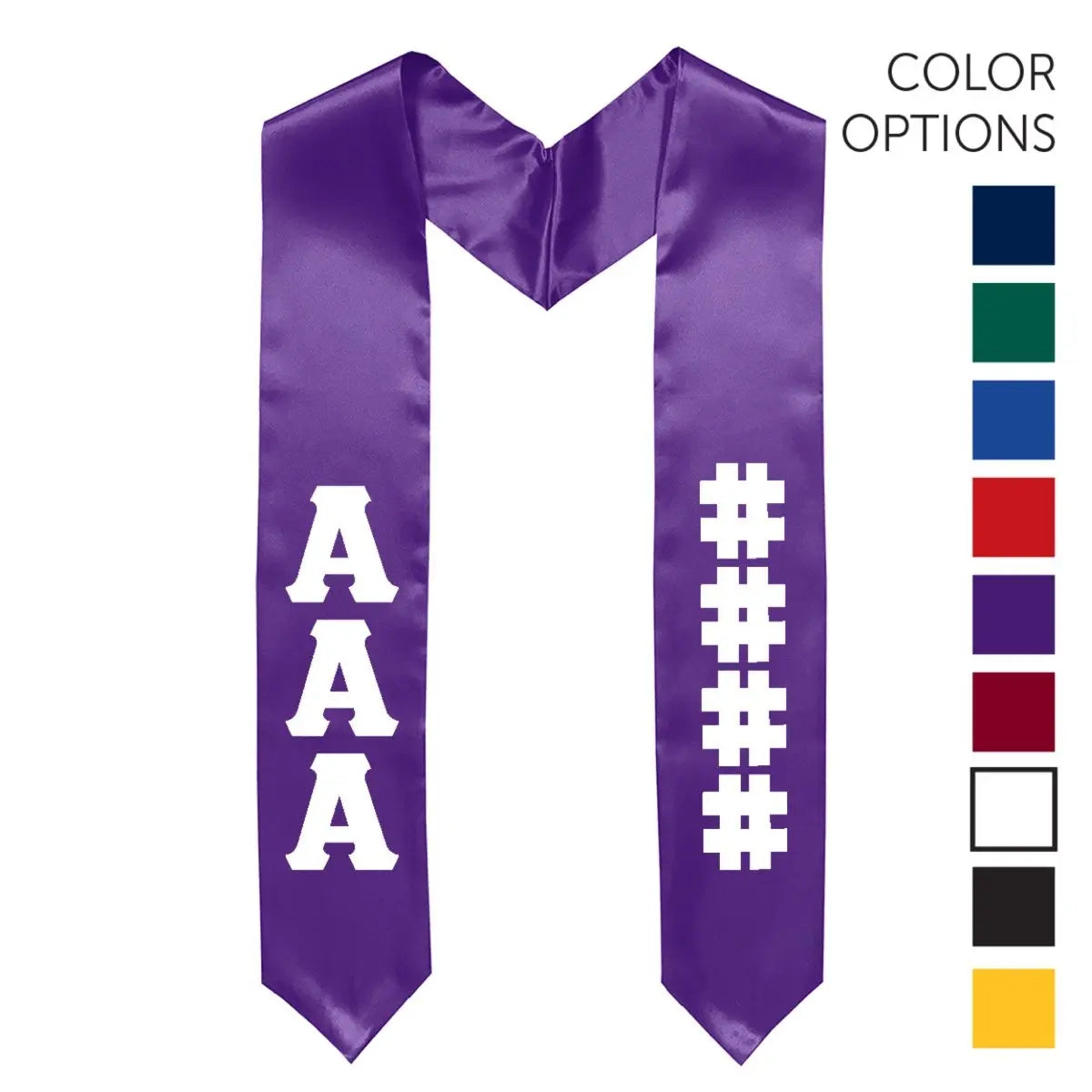 Kappa Sig Pick Your Own Colors Graduation Stole - Kappa Sigma Official Store
