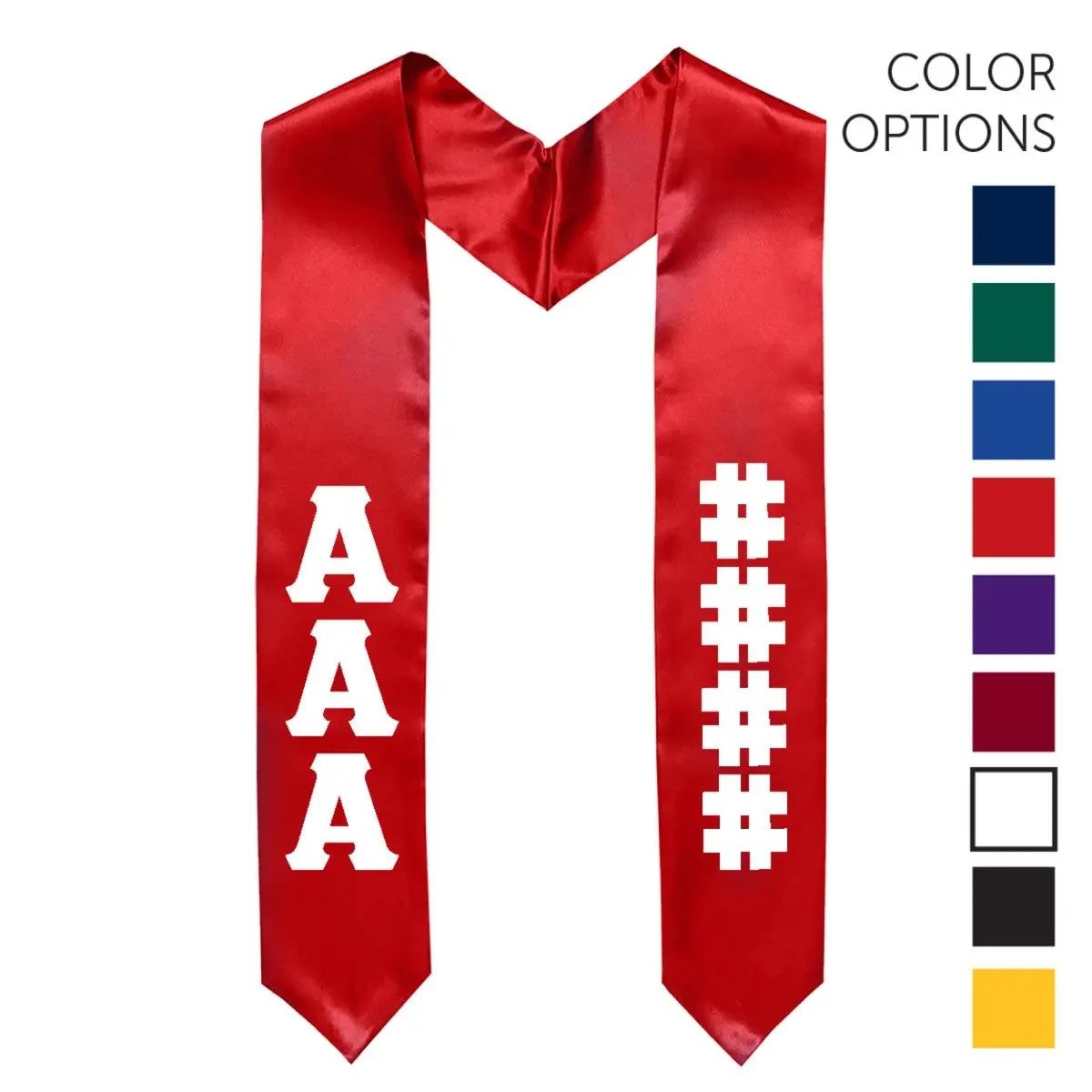 Kappa Sig Pick Your Own Colors Graduation Stole - Kappa Sigma Official Store