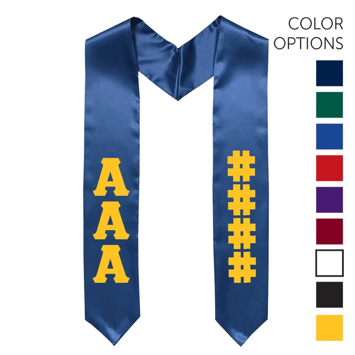 Kappa Sig Pick Your Own Colors Graduation Stole - Kappa Sigma Official Store