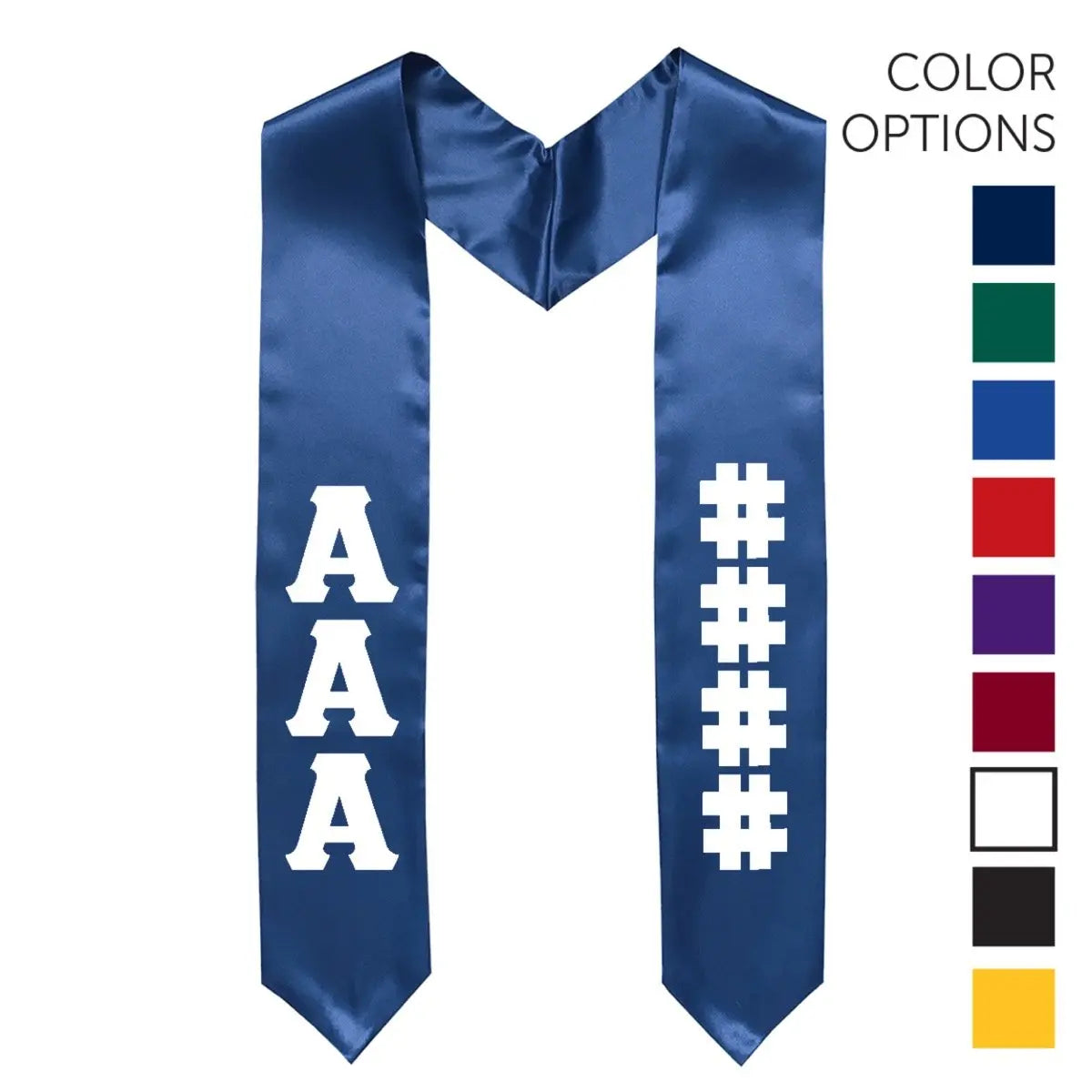 Kappa Sig Pick Your Own Colors Graduation Stole - Kappa Sigma Official Store