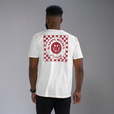 Kappa Sig Comfort Colors Retro Smiley Short Sleeve Tee Kappa Sigma