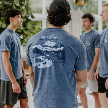 Kappa Sigma  fraternity merch, Comfort Colors Tradition Runs Deep Short Sleeve Tee.