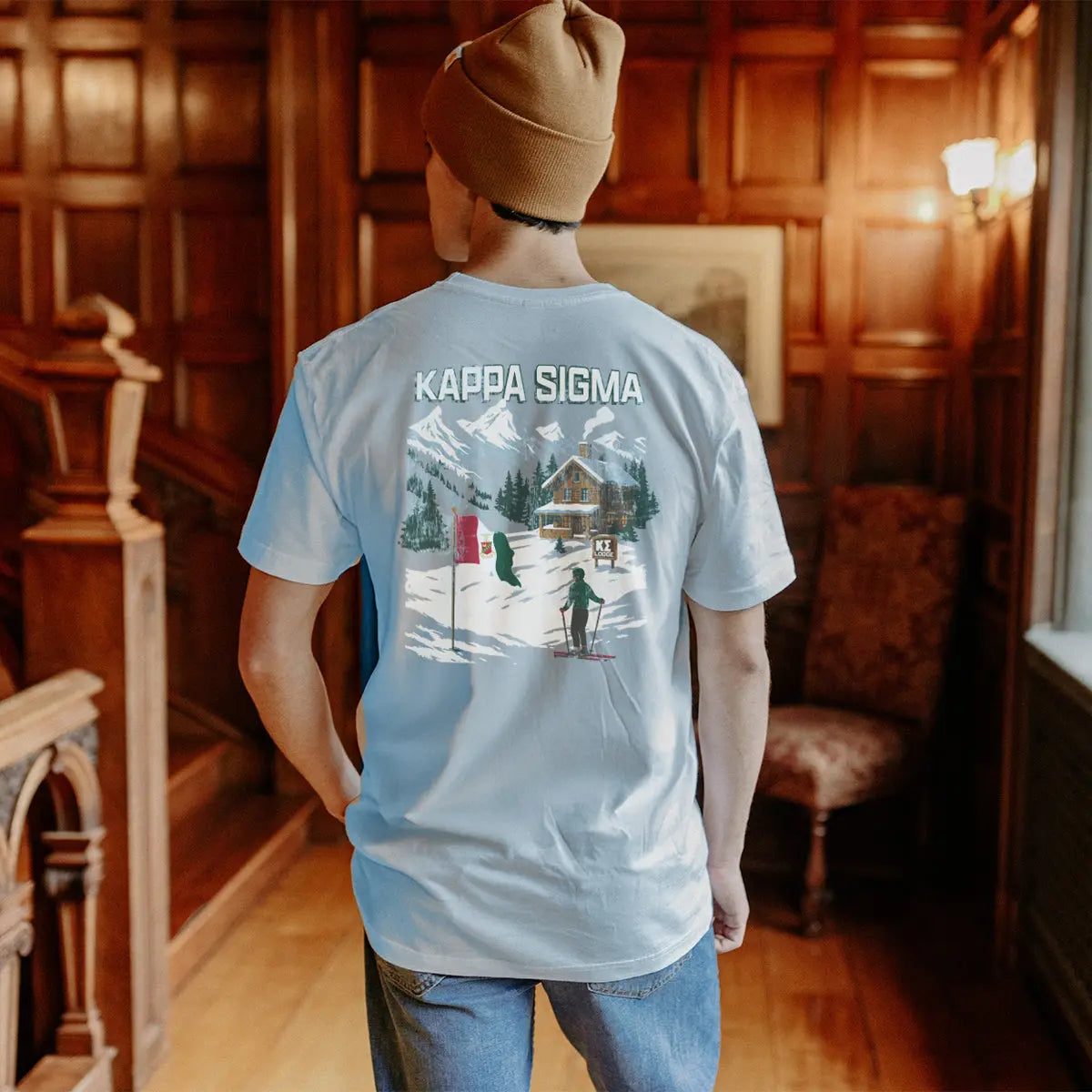 Kappa Sigma fraternity Retro Alpine Short Sleeve Tee