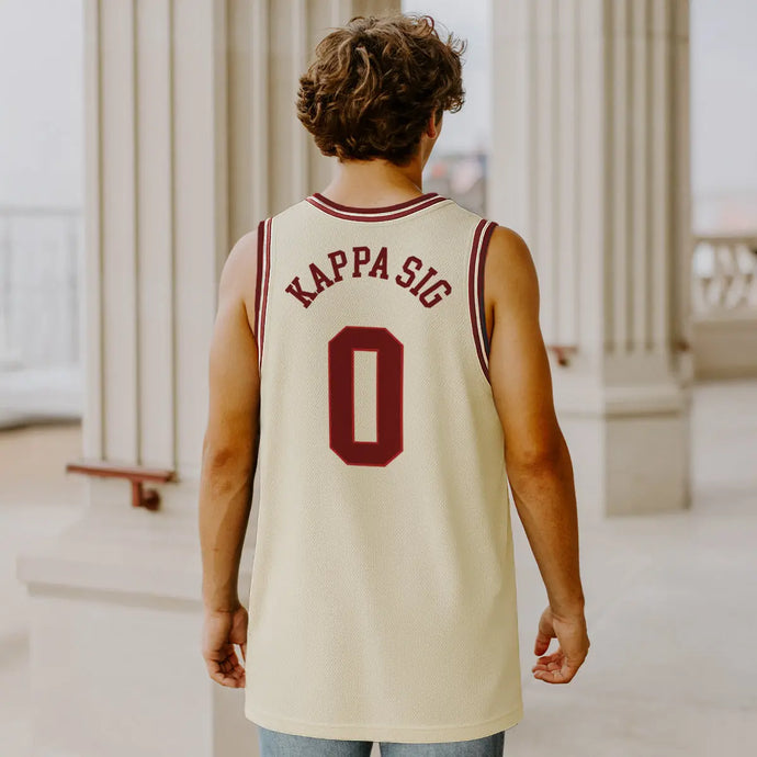 Kappa Sig Retro Basketball Jersey.