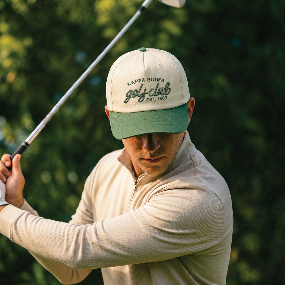 New! Kappa Sig Green Golf Club Hat