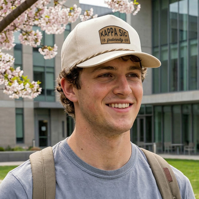 Kappa Sig Legacy Caddy Hat with Leather Patch