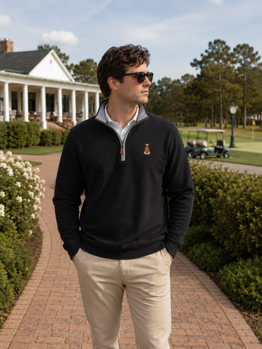 Kappa Sig Black Johnnie-O Sully Quarter Zip