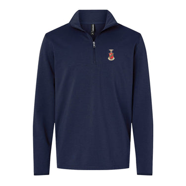 Kappa Sig Embroidered Crest Quarter Zip Kappa Sigma