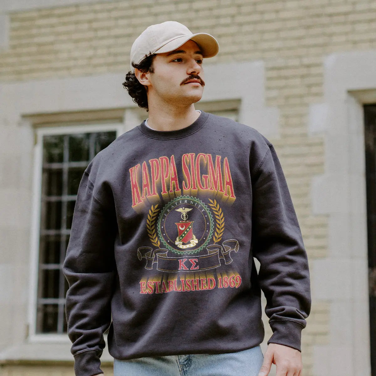 Kappa Sigma Fraternity Heavyweight Graphic Crewneck