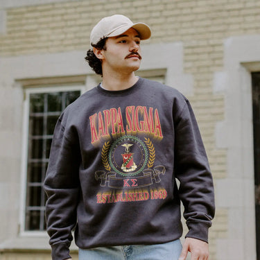 Kappa Sigma Fraternity Heavyweight Graphic Crewneck
