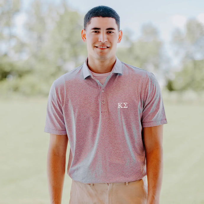 New! Kappa Sig Johnnie-O Striped Polo Kappa Sigma