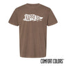 Kappa Sig Comfort Colors Brown Pennant Short Sleeve Tee