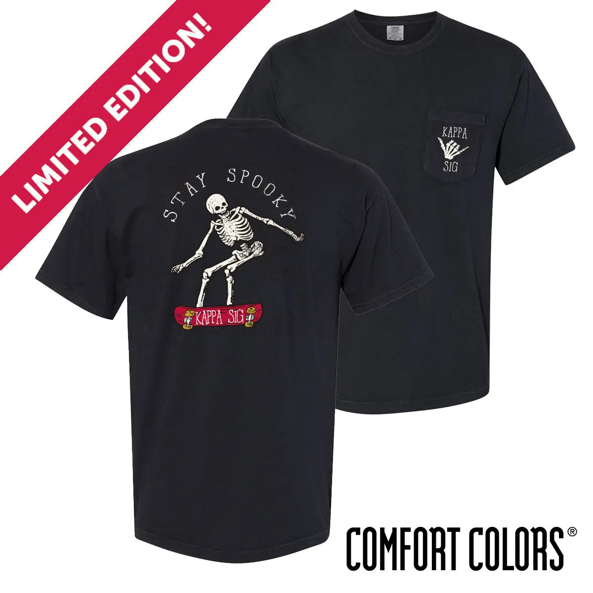 Kappa Sig Comfort Colors Stay Spooky Short Sleeve Tee Kappa Sigma